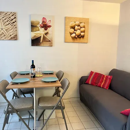 : T3 Rdc 4/5 Pers, Piscine&parking Privé - Fr-1-796-93 Apartamento Gruissan